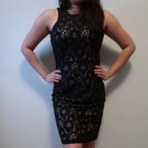 H&M Black Lace Dress Size Medium